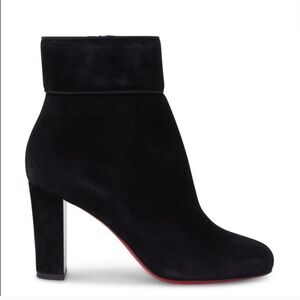 Christian Louboutin Moulamax 85 Veau Velour boots size 38.5. 100% Authentic
